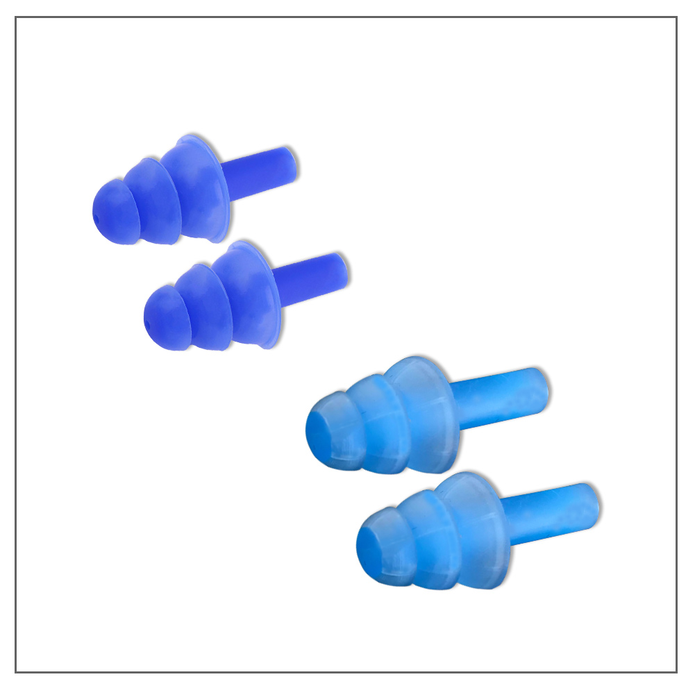 Silicone earplugs for adults and children